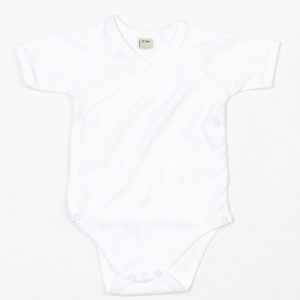 BZ05T Organic Baby Kimono Bodysuit - Detské body