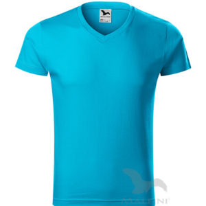Slim Fit V-neck Tričko pánske