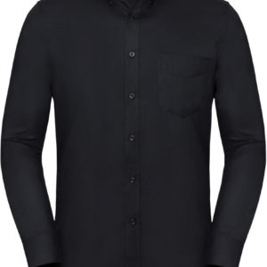 928M Pánska košeľa Oxford s dlhým rukávom