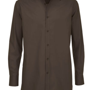 B&C | Popelínová elastická košeľa s dlhým rukávom Black Tie LSL / pánska