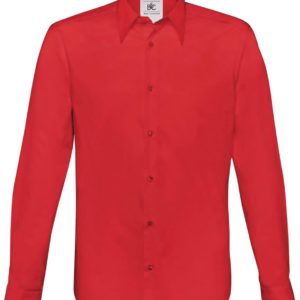 B&C | Elastická košeľa s dlhým rukávom London / pánska