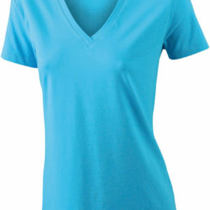 Dámske elastické tričko do V