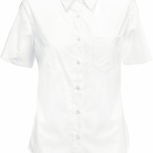 Dámska popelínová košeľa s krátkym rukávom