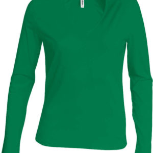 Dámske tričko s dlhým rukávom a výstrihom do "v"