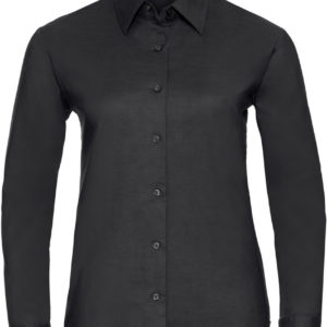 932F Dámska košeľa Oxford s dlhým rukávom
