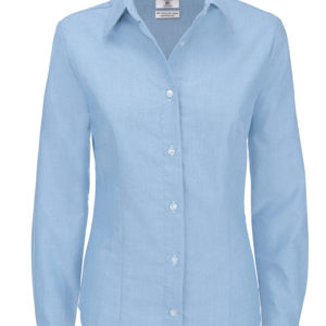 B&C | Dámska košeľa s dlhým rukávom Oxford LSL