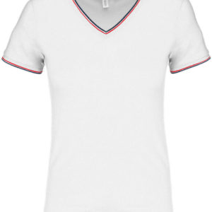 Dámske Piqué tričko s V výstrihom
