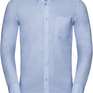 928M Pánska košeľa Oxford s dlhým rukávom