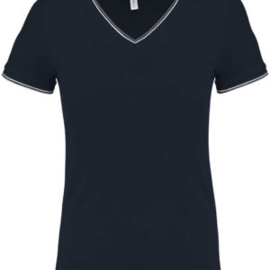 Dámske Piqué tričko s V výstrihom
