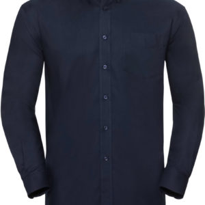 932M Pánska košeľa Oxford s dlhým rukávom