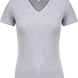 Dámske Piqué tričko s V výstrihom
