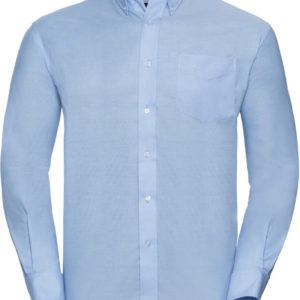 932M Pánska košeľa Oxford s dlhým rukávom