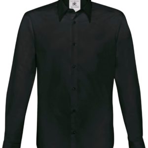 B&C | Elastická košeľa s dlhým rukávom London / pánska