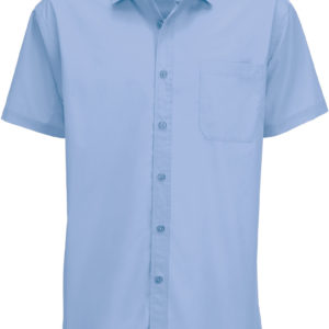 B&C | Pánska popelínová košeľa s krátkym rukávom Smart SSL / pánska