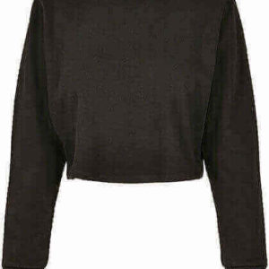 BY131 Ladies Terry Cropped Crew