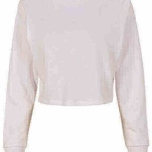 BY131 Ladies Terry Cropped Crew