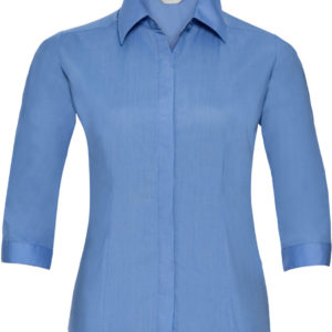 926F Dámska popelínová košeľa s 3/4 rukávom