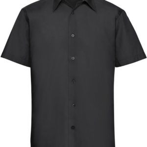 925M Pánska popelínová košeľa s krátkym rukávom