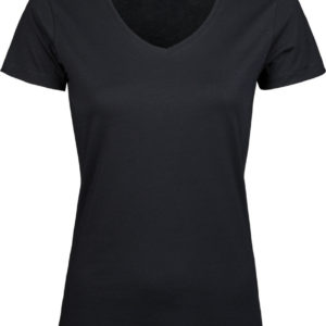 Dámske luxusné tričko s výstrihom do V