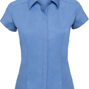 925F Dámska popelínová košeľa s krátkym rukávom